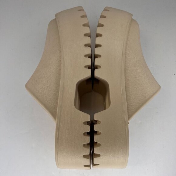 Wild Fable Womens Brooke Beige Rubber Platform Closed Toe Slip On Size 8 Mules - Picture 6 of 10